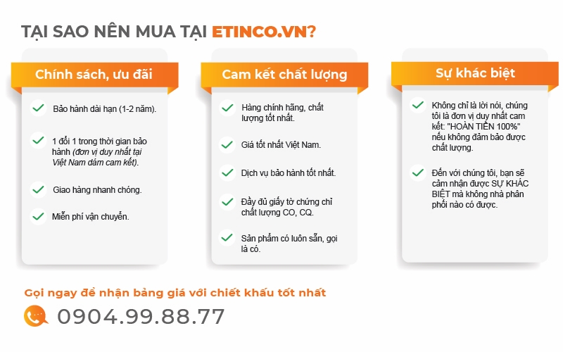 Bảng giá MCB LS chính hãng, mới cập nhật tại Etinco