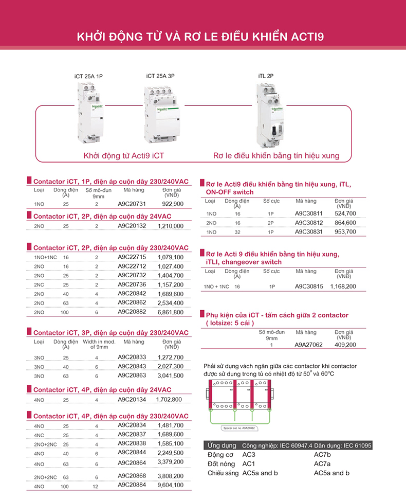 Khởi động từ Schneider