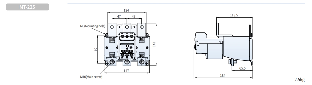 kich thuoc ro le nhiet ls mt-225