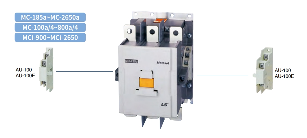 phu kien contactor ls mc-185a mc-2650a