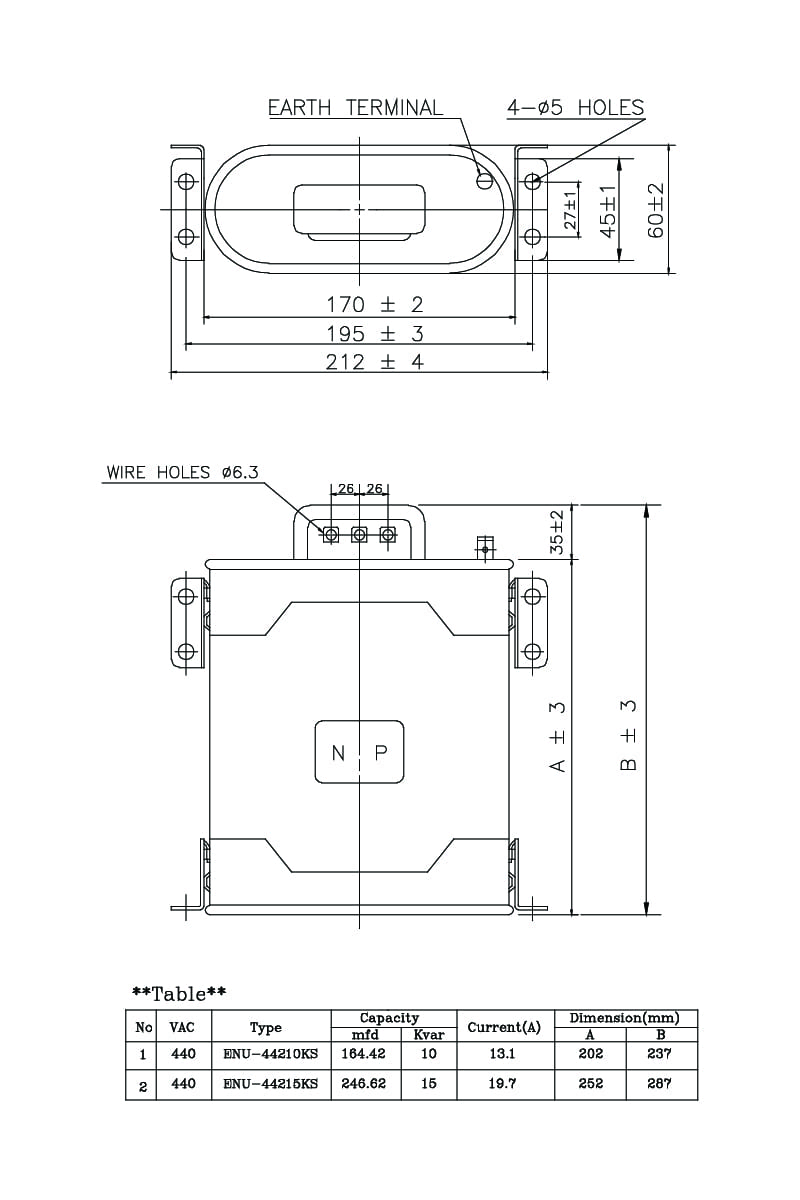 kich thuoc tu bu dau nuintek 440v 10kvar 15kvar