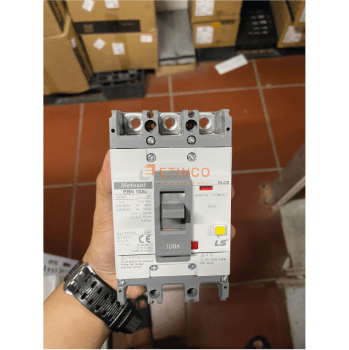 ELCB LS EBN103c 3P 100A 30mA