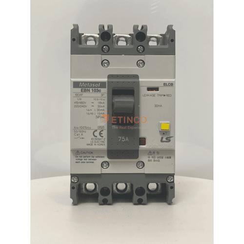 ELCB LS EBN103c 3P 75A 30mA