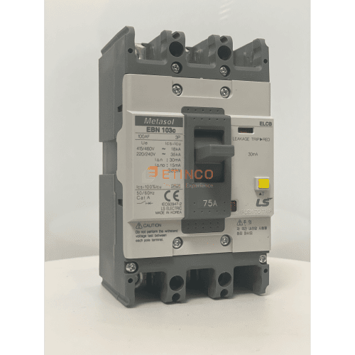 ELCB LS EBN103c 3P 75A 30mA
