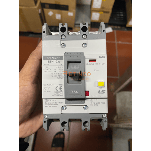 ELCB LS EBN103c 3P 75A 30mA