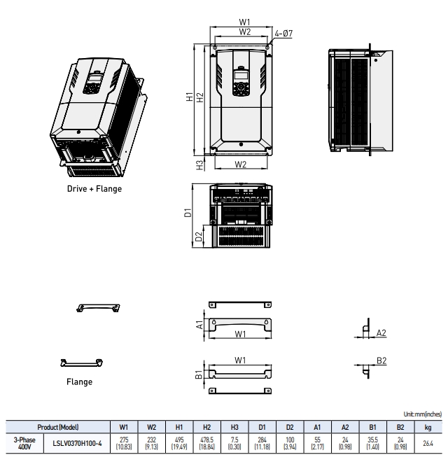 mat bich bien tan ls h100 ip20 37kw-4