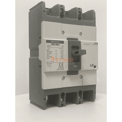 MCCB LS ABS203c 3P 100A 42kA