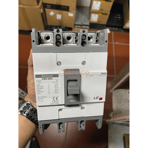 MCCB LS ABS203c 3P 150A 42kA