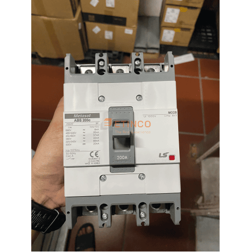 MCCB LS ABS203c 3P 200A 42kA