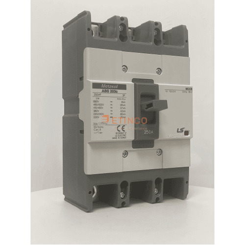 MCCB LS ABS203c 3P 250A 42kA