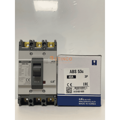 MCCB LS ABS53c 3P 40A 22kA