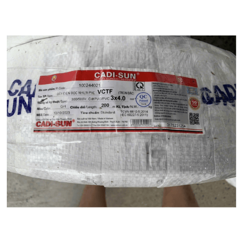 day cap dien Cadisun VCTF 3x4.0 anh 2