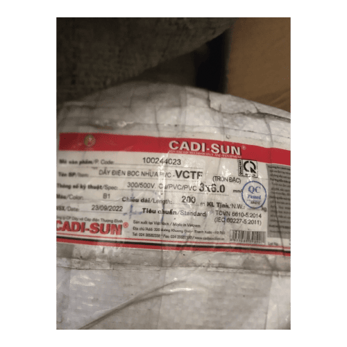 day cap dien Cadisun VCTF 3x6.0 anh 1