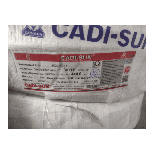 day cap dien Cadisun VCTF 4x4.0 anh 1