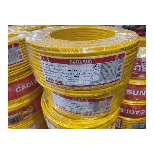 day cap dien Cadisun VCTFK 2x1.5 anh 1