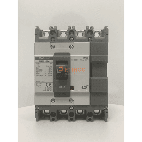 MCCB LS ABN104c 4P 100A 22kA