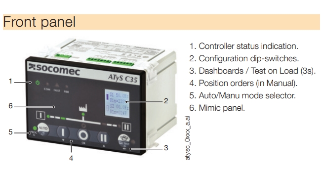 hmi bo dieu khien ats socomec atys c35