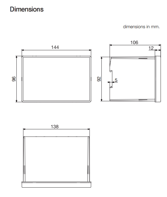 kich thuoc bo dieu khien ats socomec atys c25