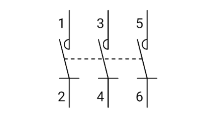 ky hieu contactor trong ban ve 7