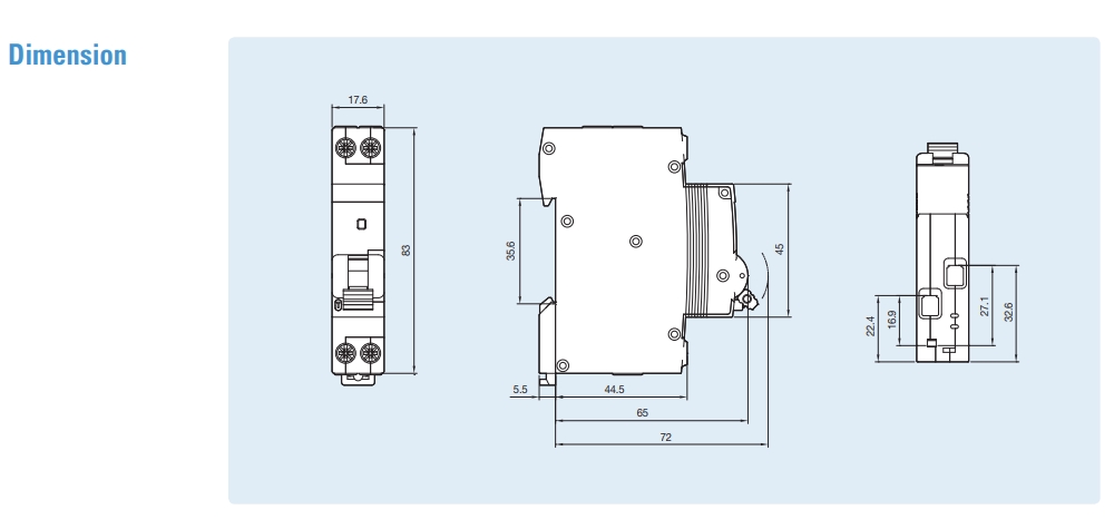 rcbo ls lb40nn 1pn kich thuoc