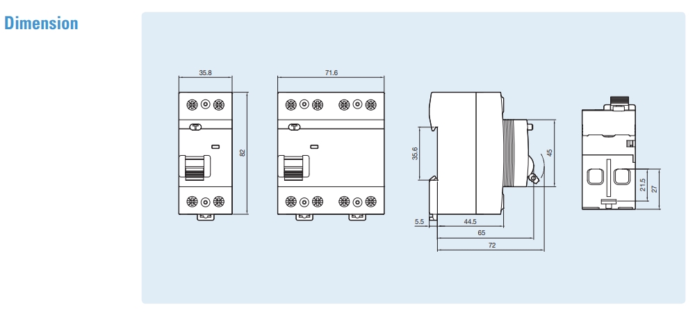 rccb ls lc63n 1pn 3pn kich thuoc