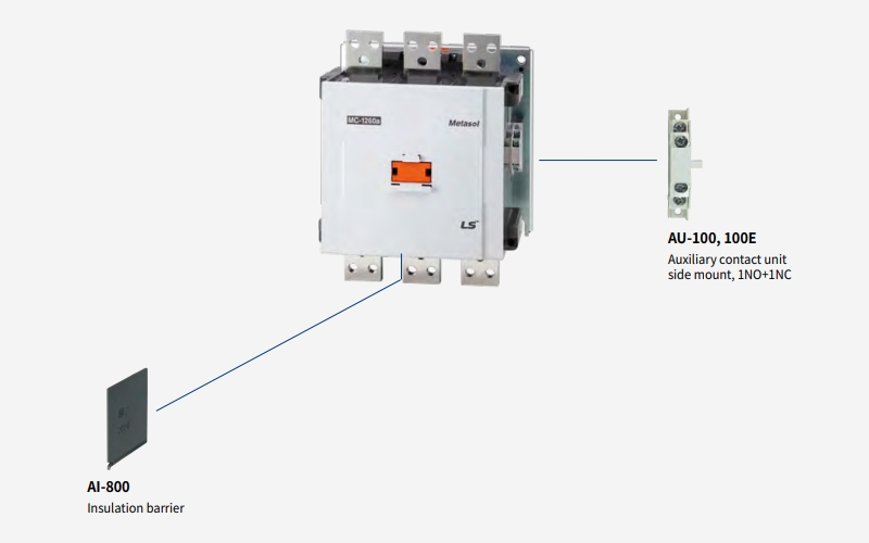 phu kien contactor ls mc-1260a