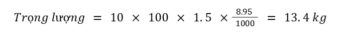 vi dụ tinh trong luong thanh dong